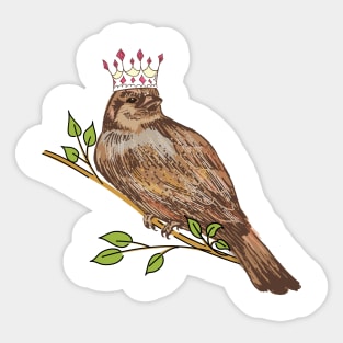 Bird of Diamonds Sticker